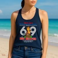 Detroit True Fact Big Beaver Exit 69 Women's Tank Top thumb 2