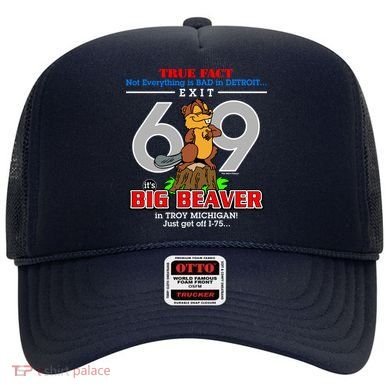 Detroit True Fact Big Beaver Exit 69 Hat