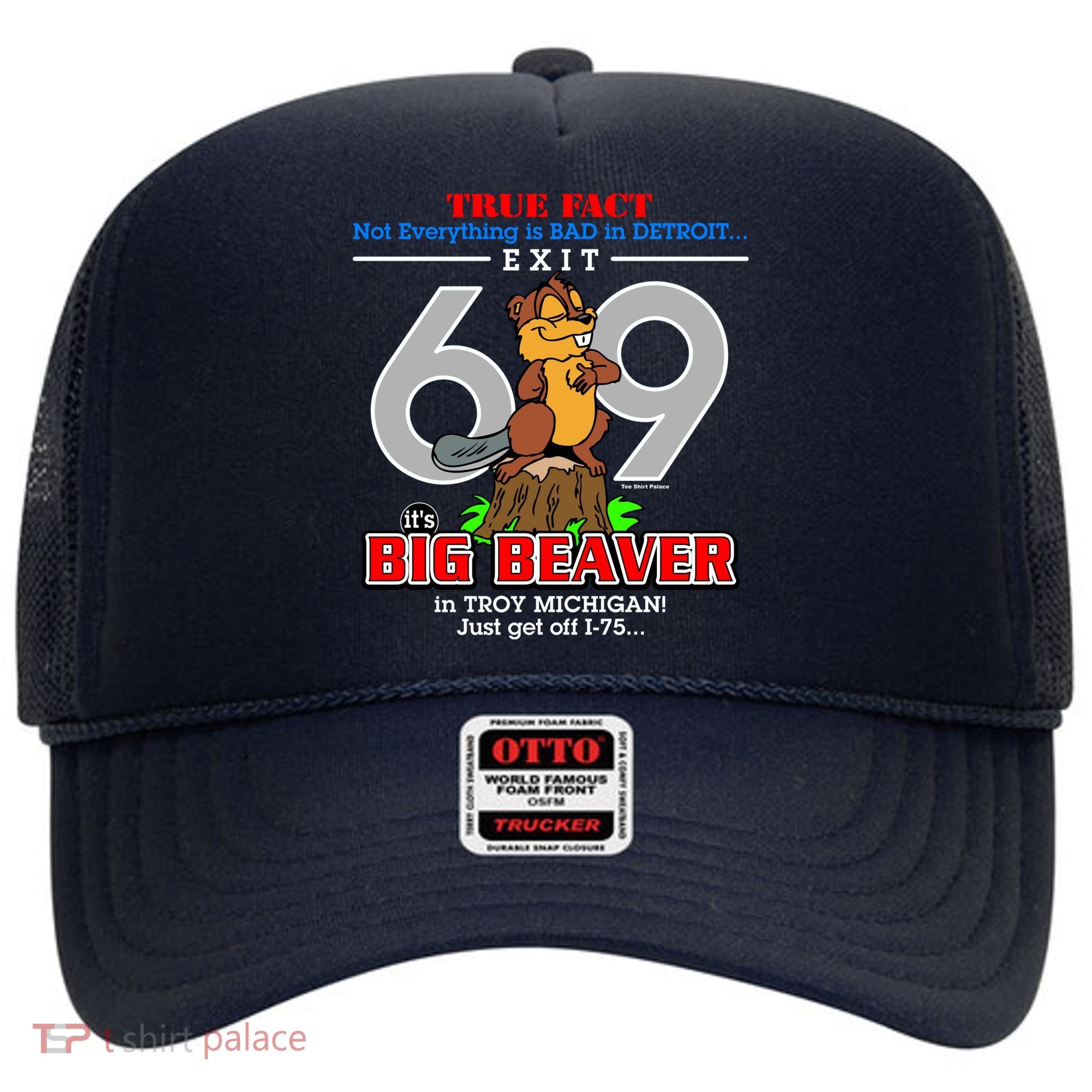 Detroit True Fact Big Beaver Exit 69 Hat