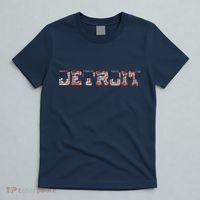 Detroit USA FLAG Grunge T-Shirt thumb 5