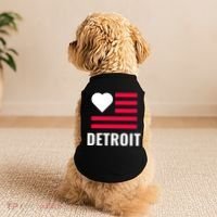 Detroit USA Flag Love Doggie Tank thumb 2