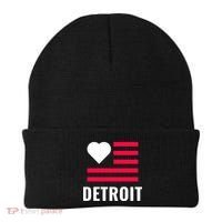 Detroit USA Flag Love Beanie thumb 0