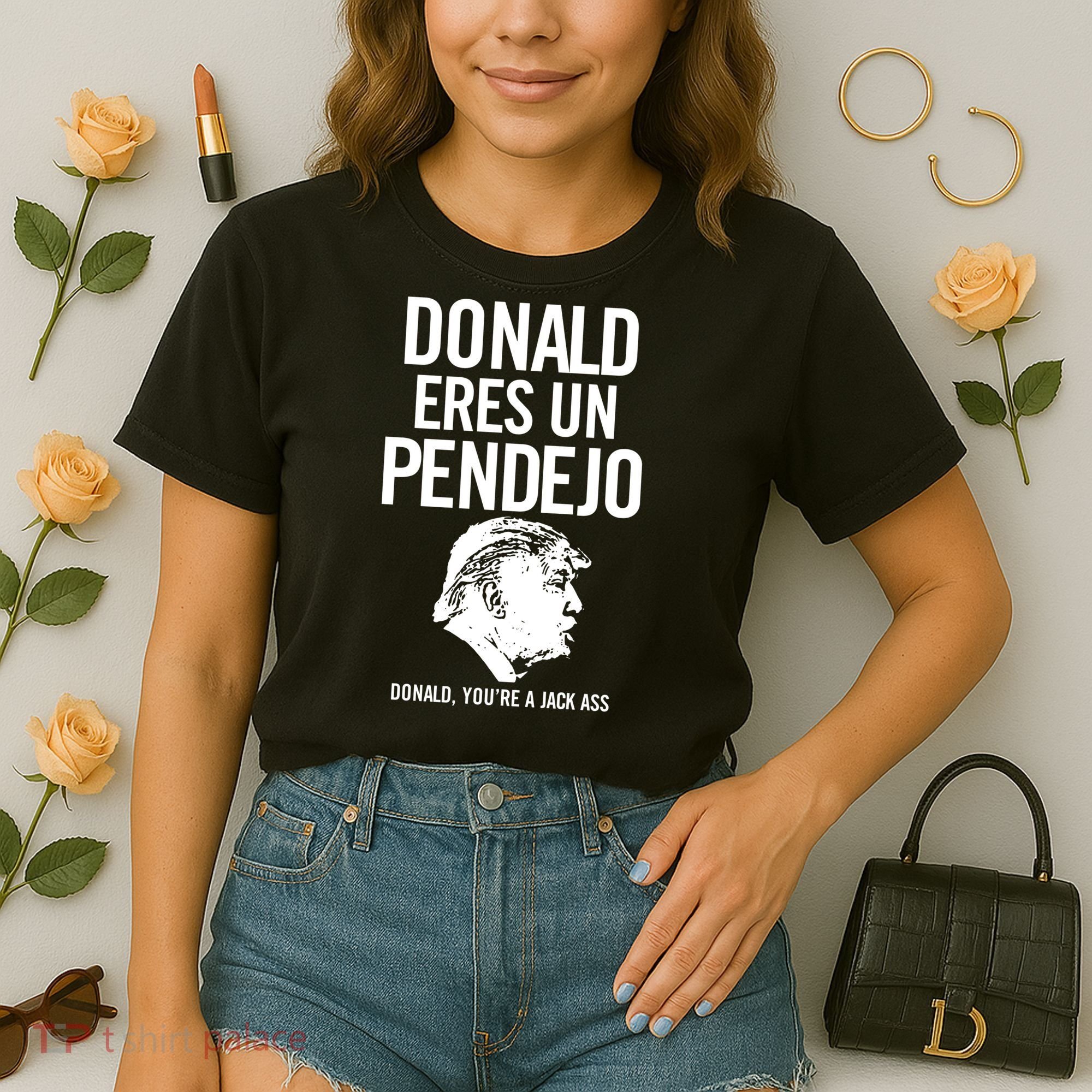 Donald Eres Un Pendejo Jack Ass Comfort Colors Boxy T-Shirt