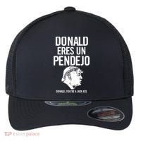 Donald Eres Un Pendejo Jack Ass Flexfit Unipanel Trucker Cap thumb 0