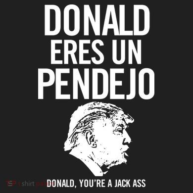 Donald Eres Un Pendejo Jack Ass Comfort Colors Heavyweight Long Sleeve T-Shirt