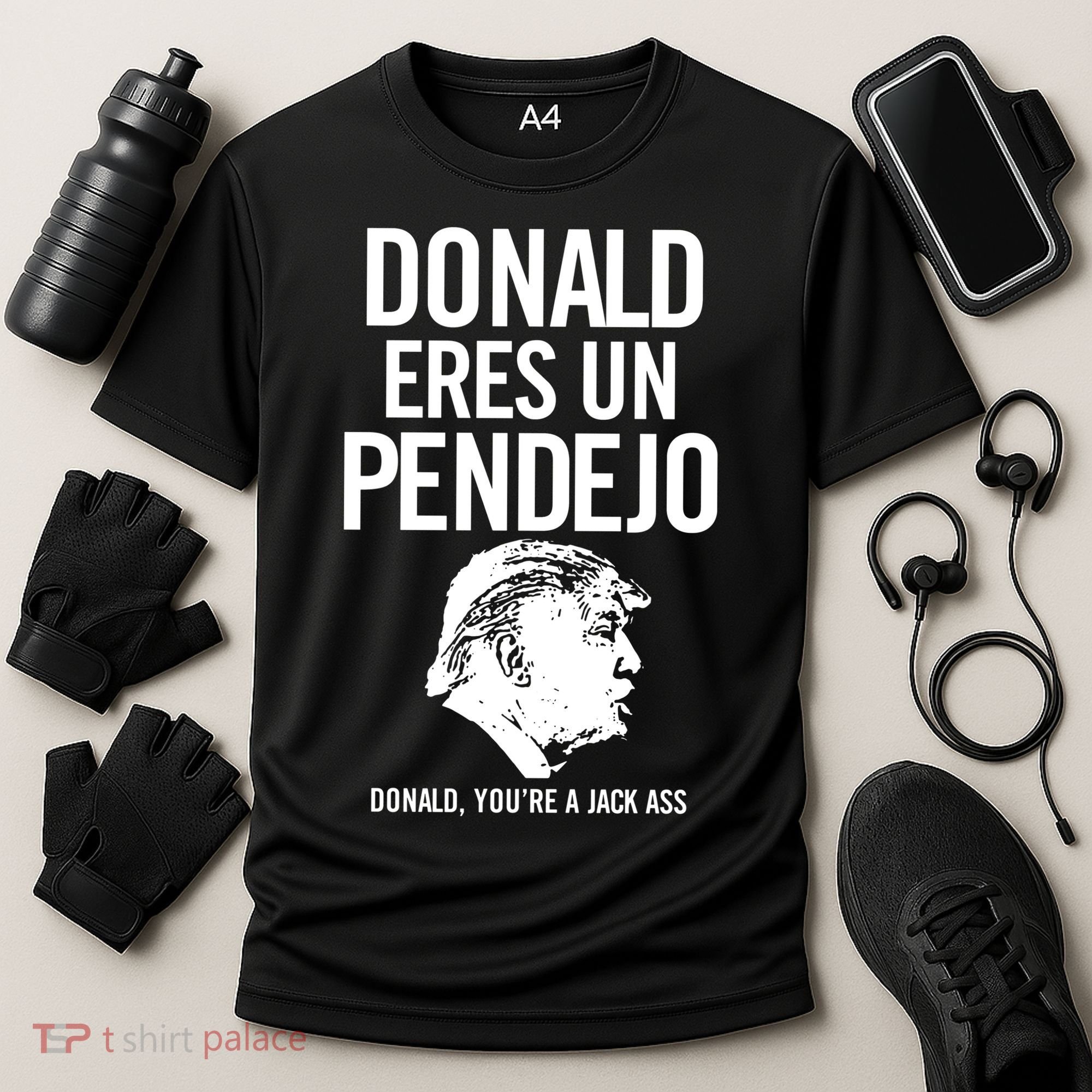Donald Eres Un Pendejo Jack Ass Cooling Performance Crew T-Shirt