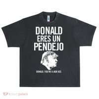 Donald Eres Un Pendejo Jack Ass Urban Oversized Heavyweight T-Shirt thumb 0