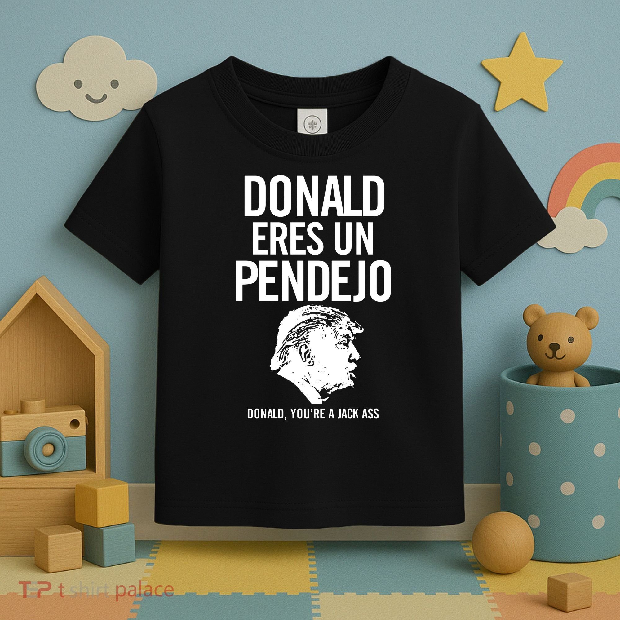 Donald Eres Un Pendejo Jack Ass Toddler T-Shirt