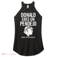 Donald Eres Un Pendejo Jack Ass Women's Perfect Tri Rocker Tank thumb 0
