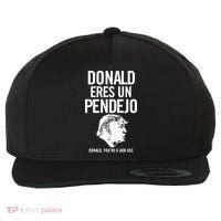 Donald Eres Un Pendejo Jack Ass Wool Snapback Cap thumb 0