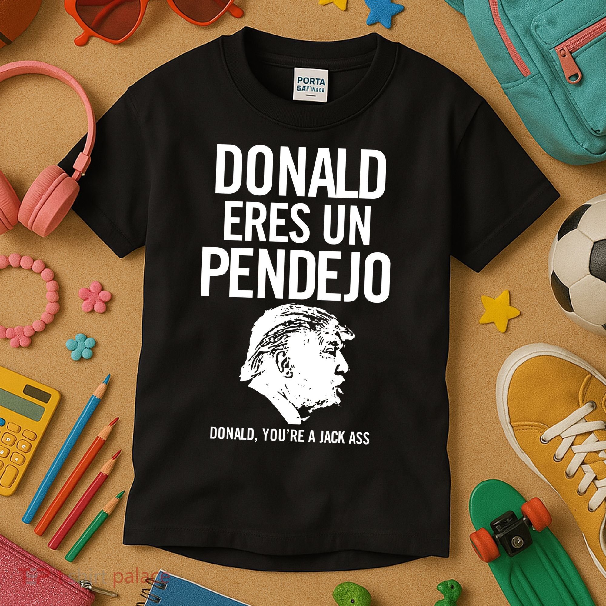 Donald Eres Un Pendejo Jack Ass Kids T-Shirt