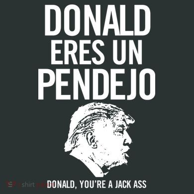 Donald Eres Un Pendejo Jack Ass Infant Baby Jersey Bodysuit