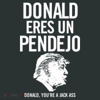 Donald Eres Un Pendejo Jack Ass Infant Baby Jersey Bodysuit thumb 2