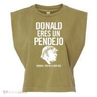 Donald Eres Un Pendejo Jack Ass Garment-Dyed Women's Muscle Tee thumb 0