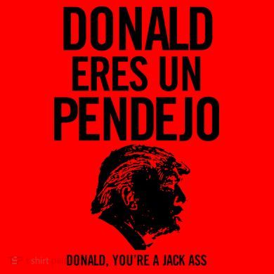 Donald Eres Un Pendejo Jack Ass Santa Hat