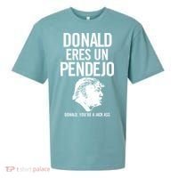 Donald Eres Un Pendejo Jack Ass Sueded Cloud Jersey T-Shirt thumb 0
