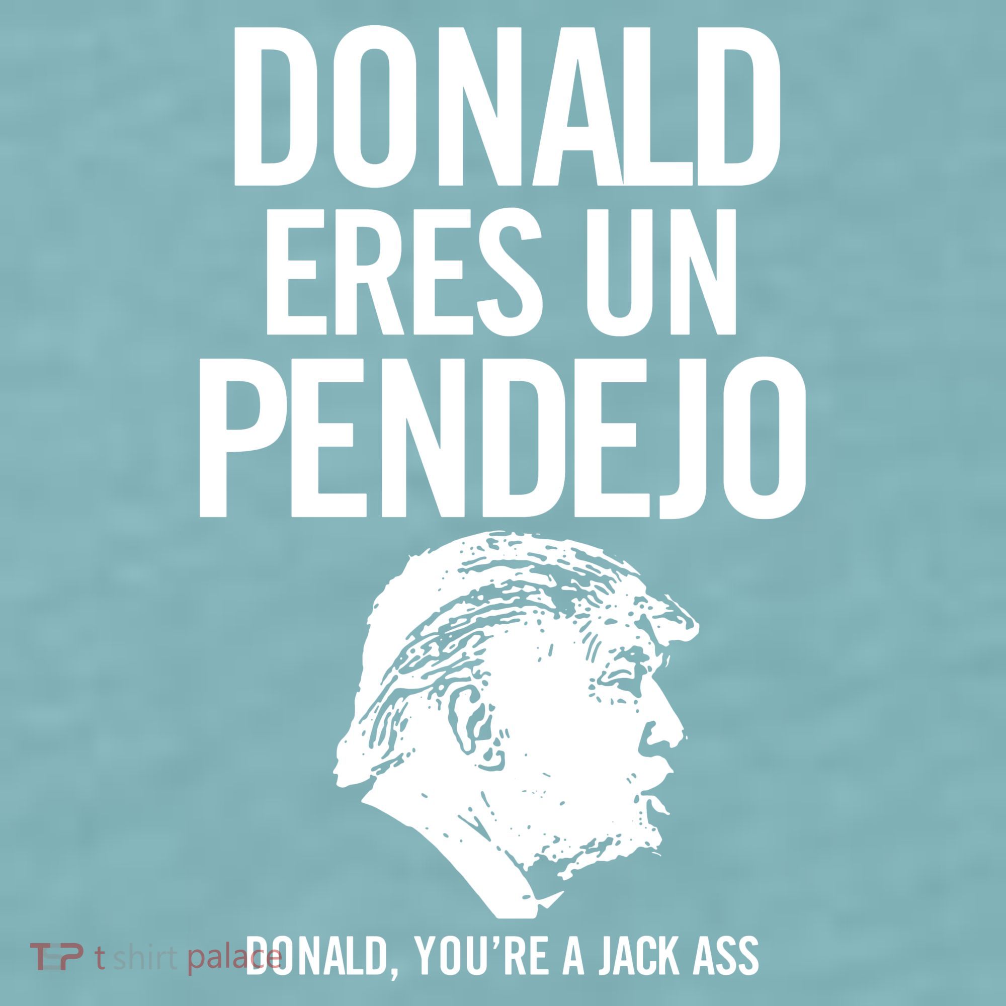 Donald Eres Un Pendejo Jack Ass Sueded Cloud Jersey T-Shirt