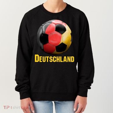 Deutschland German Flag Germany Soccer Style Women's Sweatshirt