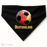 Deutschland German Flag Germany Soccer Style USA-Made Doggie Bandana thumb 0