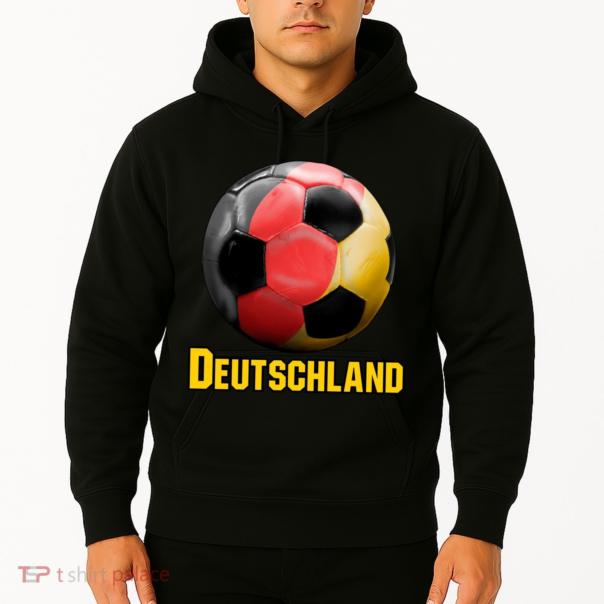 Deutschland German Flag Germany Soccer Style Hoodie