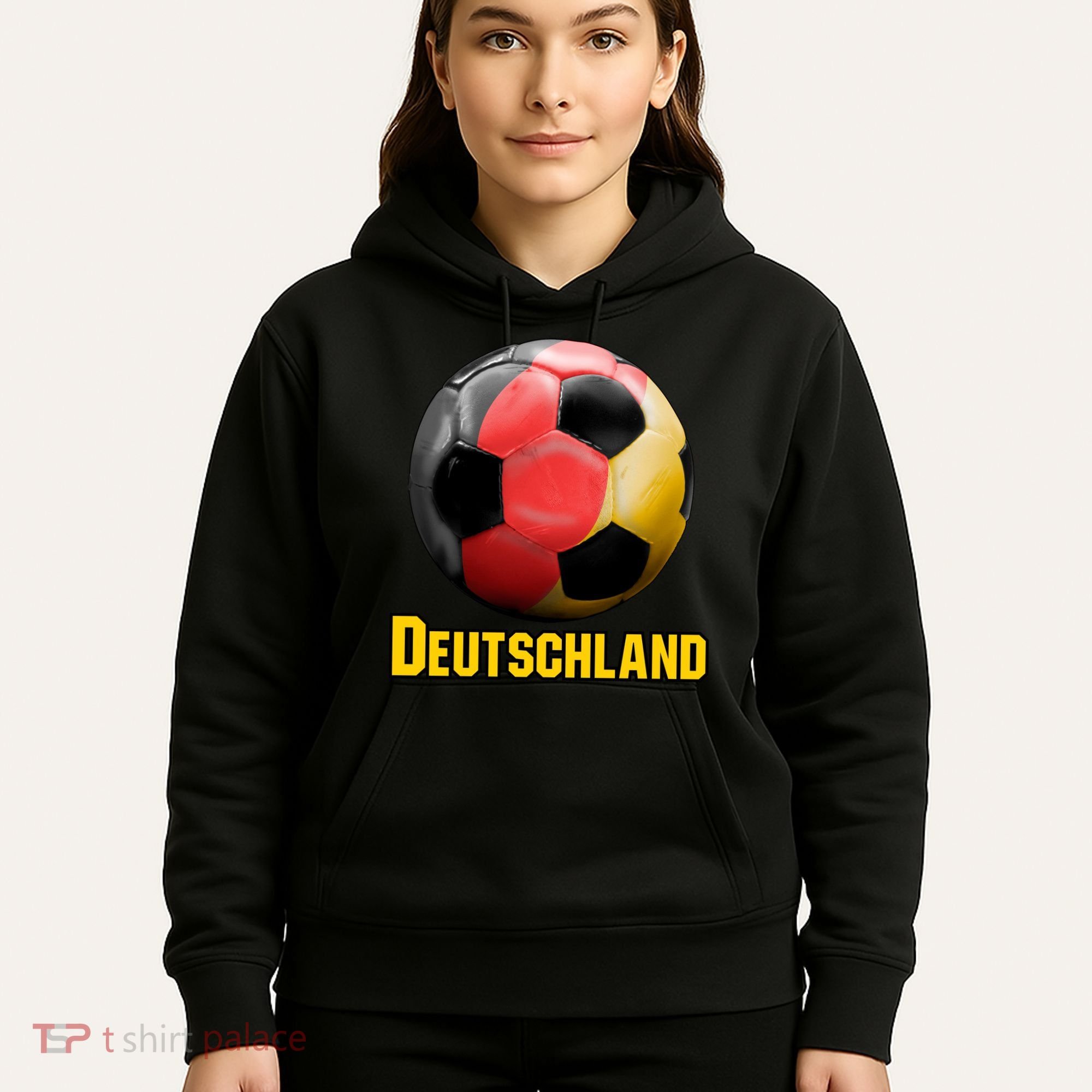 Deutschland German Flag Germany Soccer Style Hoodie