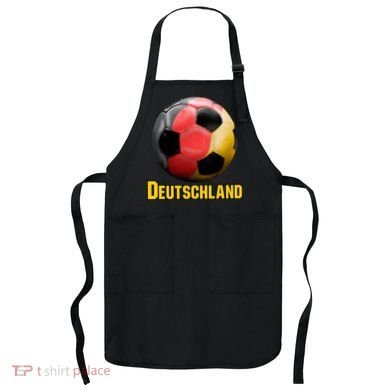Deutschland German Flag Germany Soccer Style Apron