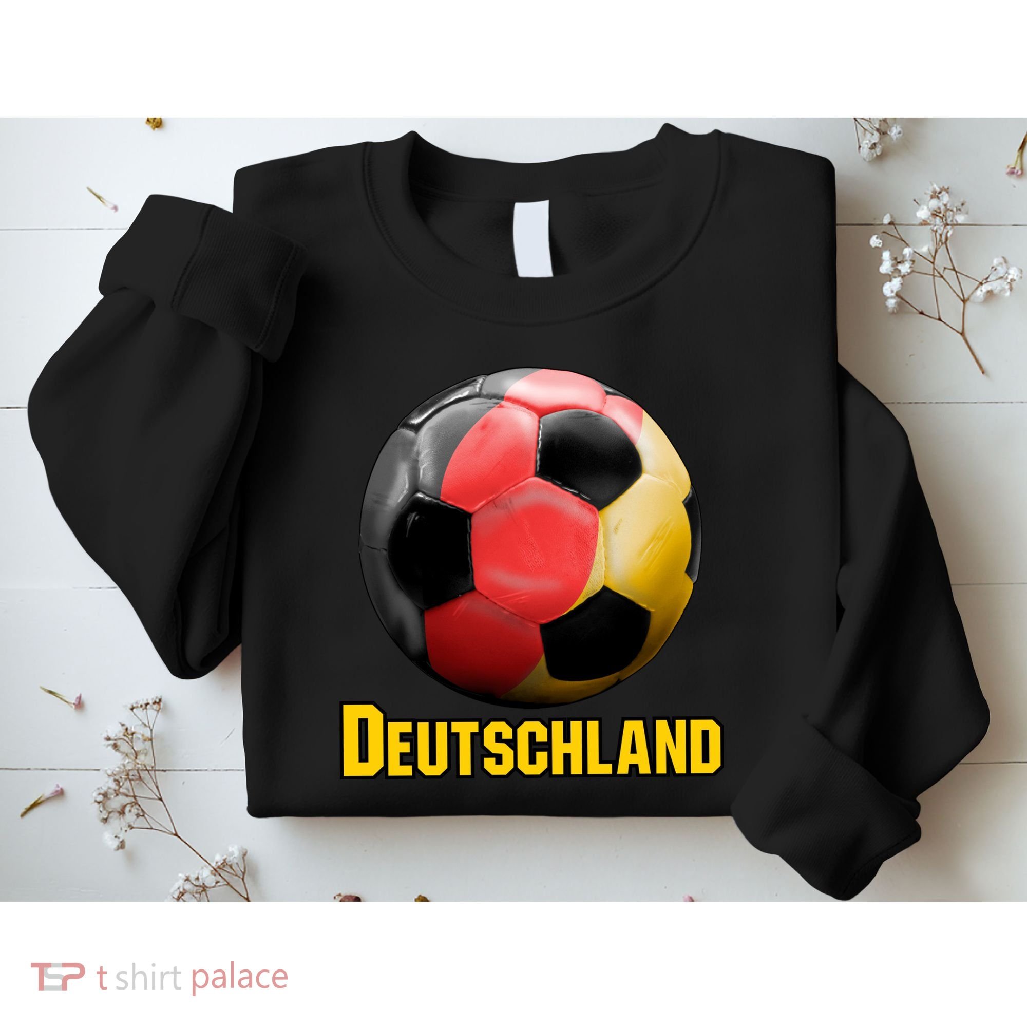 Deutschland German Flag Germany Soccer Style Sweatshirt