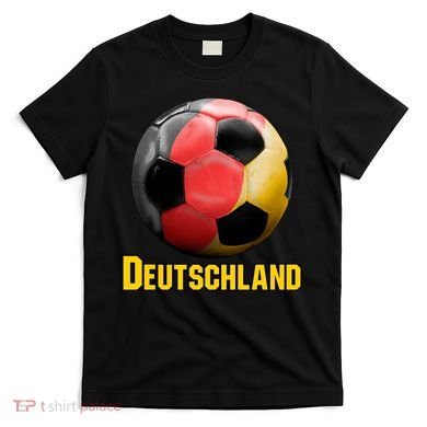 Deutschland German Flag Germany Soccer Style T-Shirt