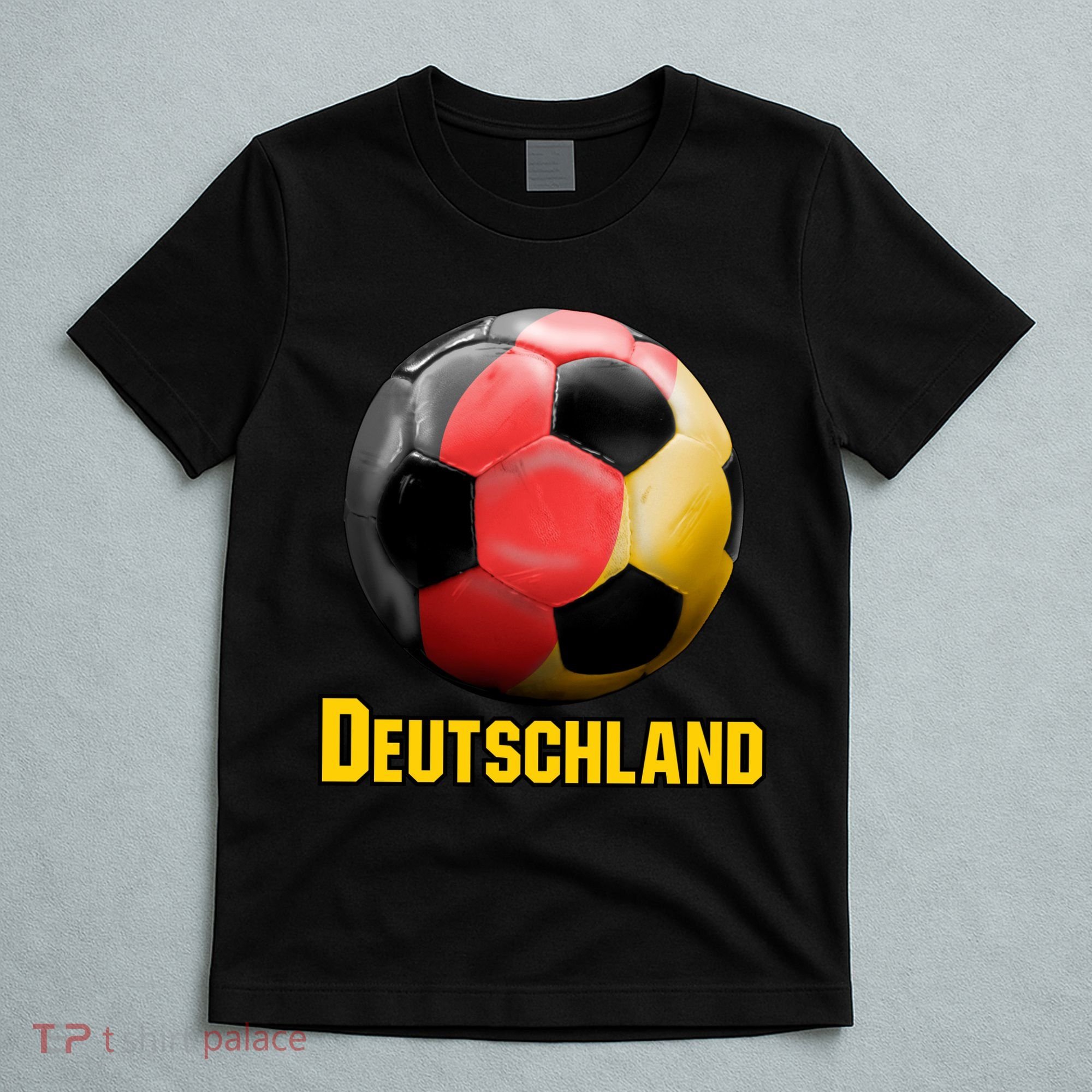 Deutschland German Flag Germany Soccer Style T-Shirt