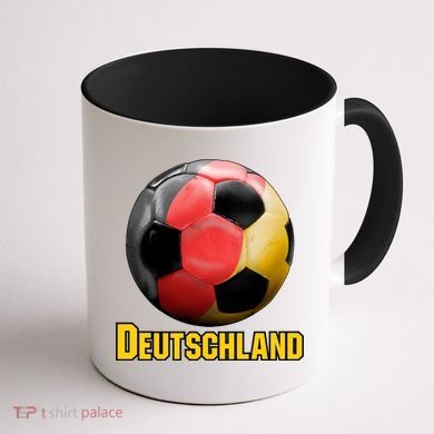 Deutschland German Flag Germany Soccer Style Coffee Mug back