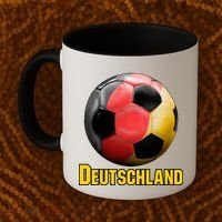 Deutschland German Flag Germany Soccer Style Coffee Mug thumb 2