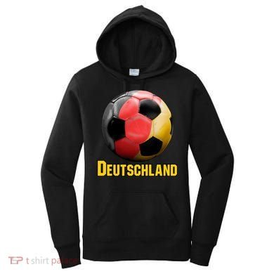 Deutschland German Flag Germany Soccer Style Women's Hoodie