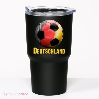 Deutschland German Flag Germany Soccer Style Tumbler