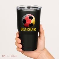 Deutschland German Flag Germany Soccer Style Tumbler thumb 2