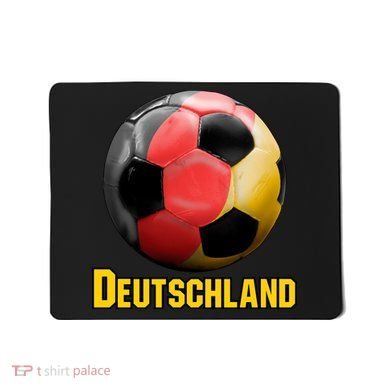 Deutschland German Flag Germany Soccer Style Mousepad