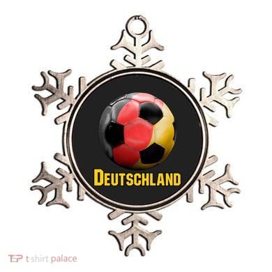 Deutschland German Flag Germany Soccer Style Ornament