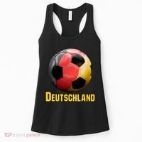 Deutschland German Flag Germany Soccer Style Women's Tank Top thumb 0
