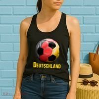 Deutschland German Flag Germany Soccer Style Women's Tank Top thumb 2