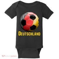 Deutschland German Flag Germany Soccer Style Baby Bodysuit thumb 0