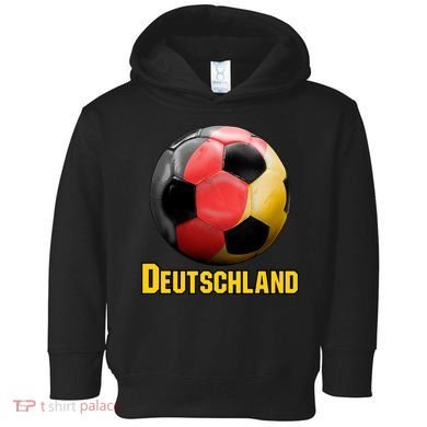 Deutschland German Flag Germany Soccer Style Toddler Hoodie