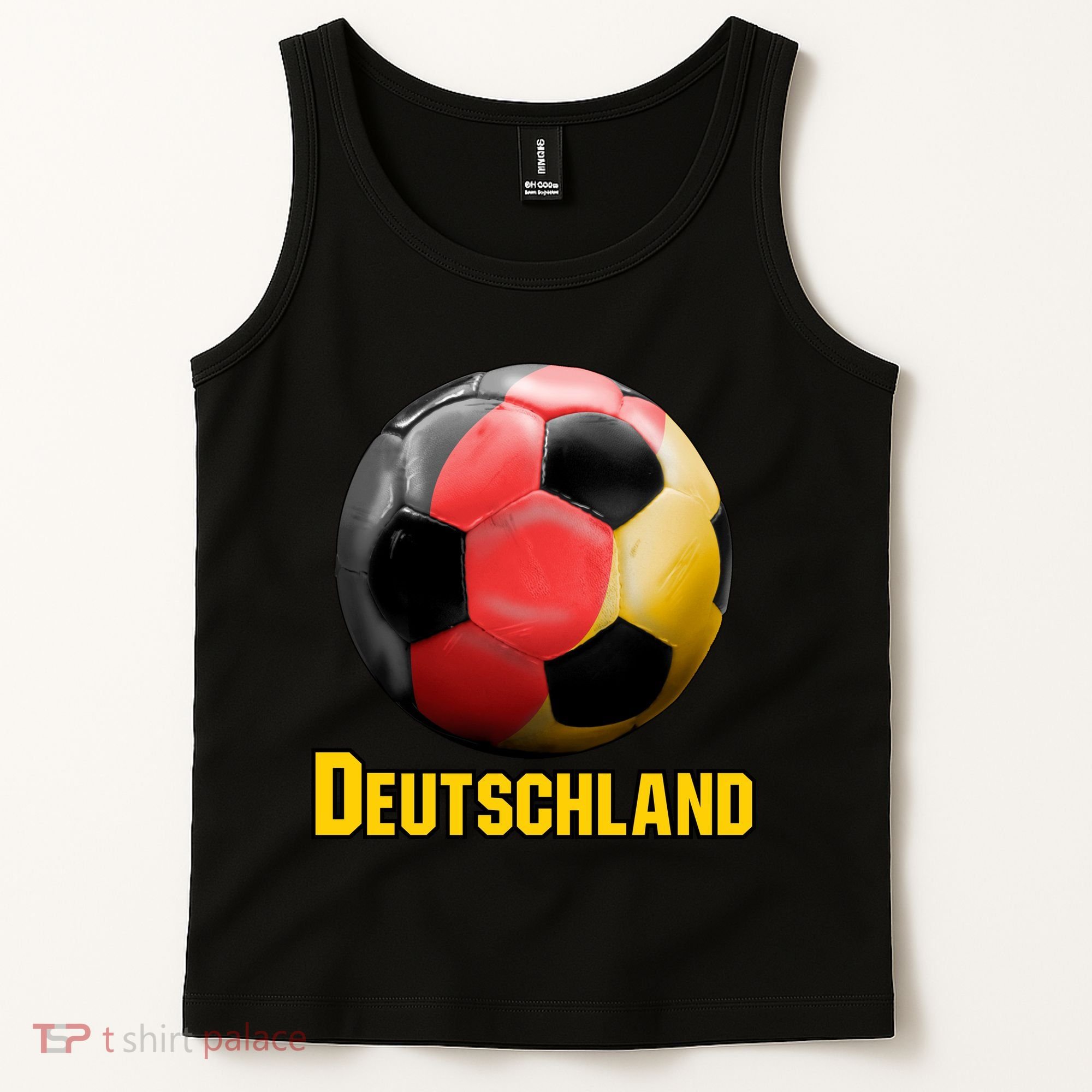Deutschland German Flag Germany Soccer Style Tank Top