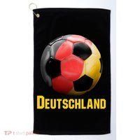 Deutschland German Flag Germany Soccer Style Golf Towel thumb 0