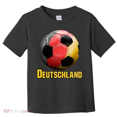 Deutschland German Flag Germany Soccer Style Toddler T-Shirt