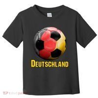 Deutschland German Flag Germany Soccer Style Toddler T-Shirt thumb 0