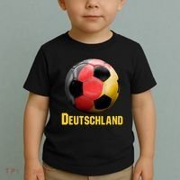 Deutschland German Flag Germany Soccer Style Toddler T-Shirt thumb 2
