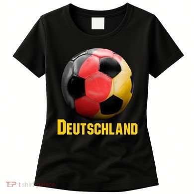 Deutschland German Flag Germany Soccer Style Women's T-Shirt