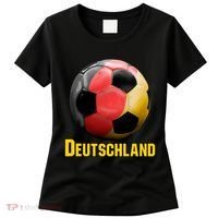 Deutschland German Flag Germany Soccer Style Women's T-Shirt thumb 0