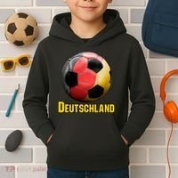 Deutschland German Flag Germany Soccer Style Kids Hoodie thumb 2