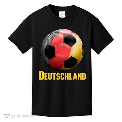 Deutschland German Flag Germany Soccer Style Kids T-Shirt