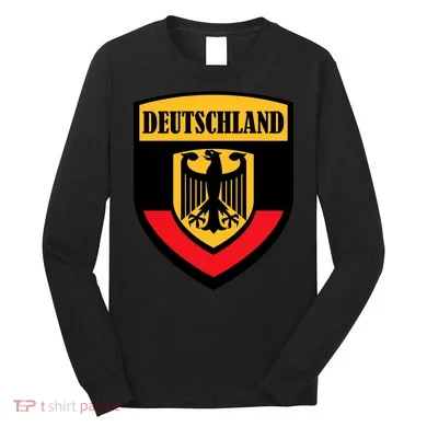 Deutschland Germany Crest Long Sleeve Shirt